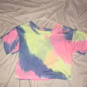 Tie dye crop top